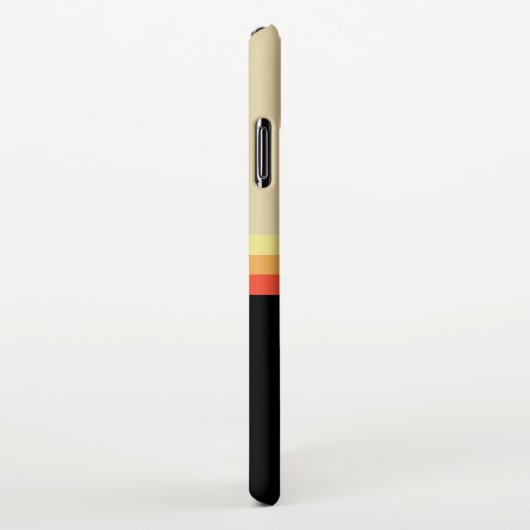 Retro 70s Coloured Palette iPhoneケース (右側)