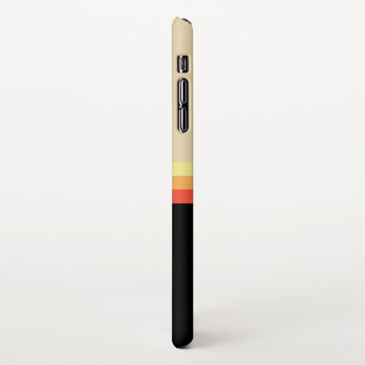 Retro 70s Coloured Palette iPhoneケース (左側)