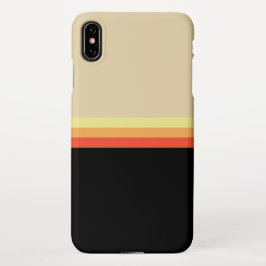 Retro 70s Coloured Palette iPhone XS Maxケース