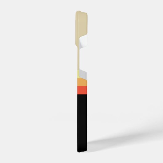 Retro 70s Coloured Palette iPhoneケース (左側面)