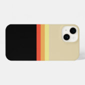 Retro 70s Coloured Palette iPhoneケース (裏面横)