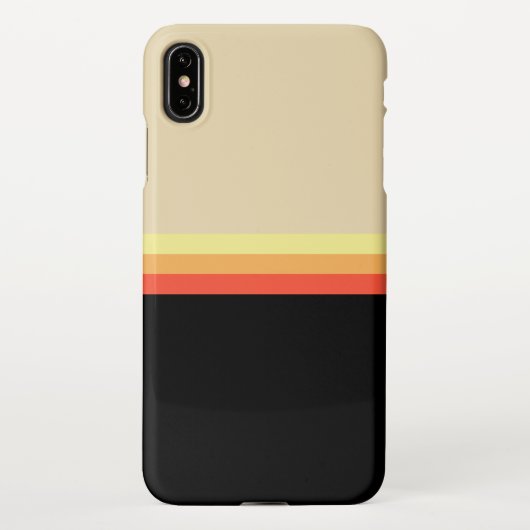 Retro 70s Coloured Palette iPhoneケース (裏面)