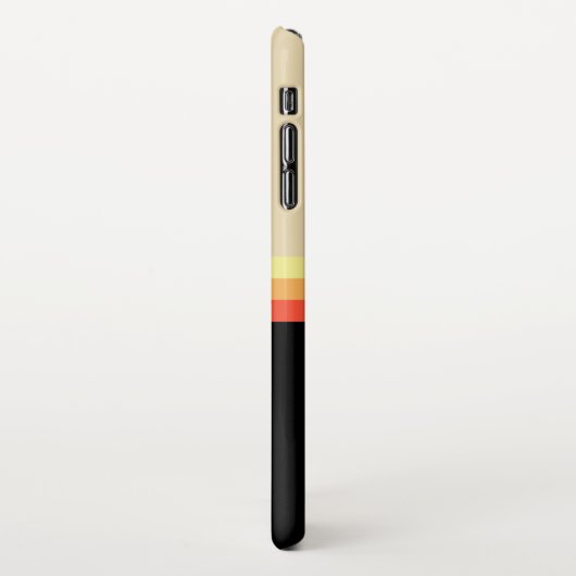 Retro 70s Coloured Palette iPhoneケース (左側)