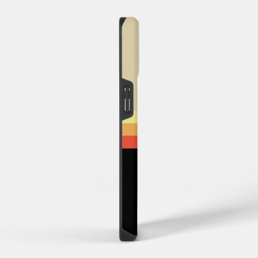 Retro 70s Coloured Palette iPhoneケース (右側面)