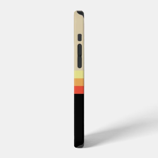Retro 70s Coloured Palette iPhoneケース (左側面)