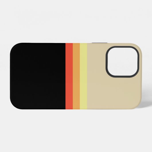 Retro 70s Coloured Palette iPhoneケース (裏面横)