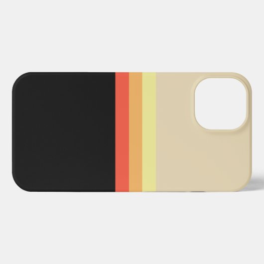 Retro 70s Coloured Palette iPhoneケース (裏面横)