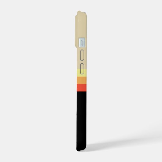 Retro 70s Coloured Palette iPhone 15ケース (左側面)
