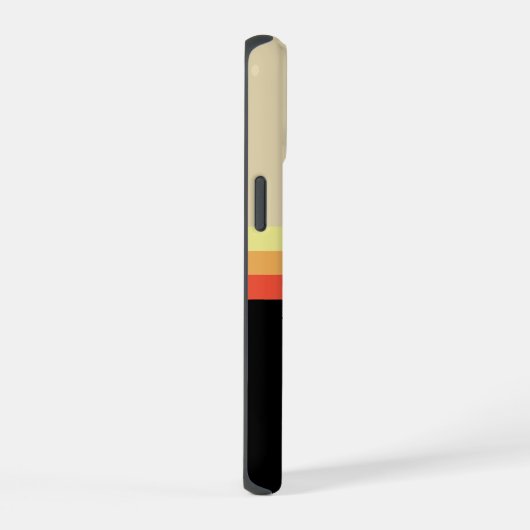 retro 70s Coloured Palette iPhone 15ケース (右側面)