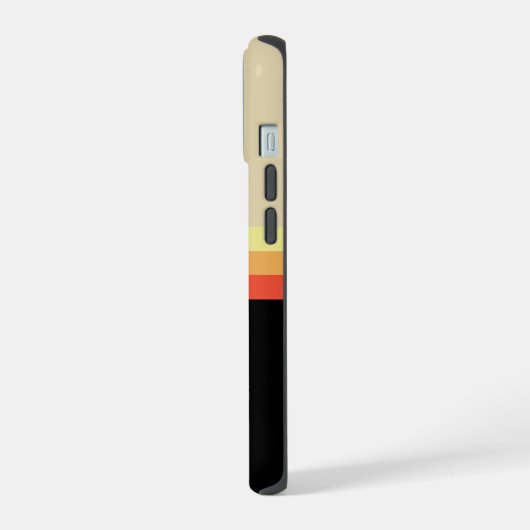 retro 70s Coloured Palette iPhone 15ケース (左側面)