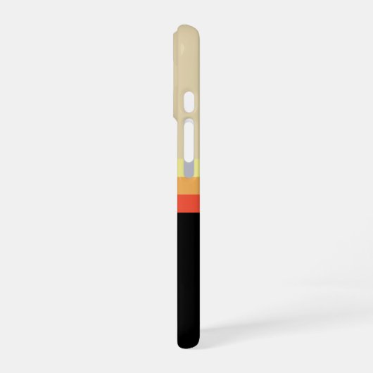 Retro 70s Coloured Palette iPhone 16ケース (左側面)