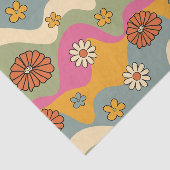 Retro 70s Inspired Floral Decoupage  Crafting 薄葉紙 (詳細)