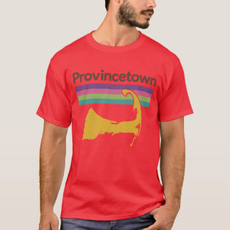 Retro 70s-style souvenir Provincetown Tシャツ