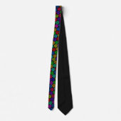 Retro 70s Vinyl Record 45 Custom Necktie Tie ネクタイ (裏面)