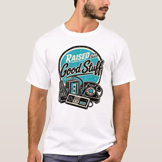 Retro 80s 90s Nostalgia Shirt Tシャツ (正面)