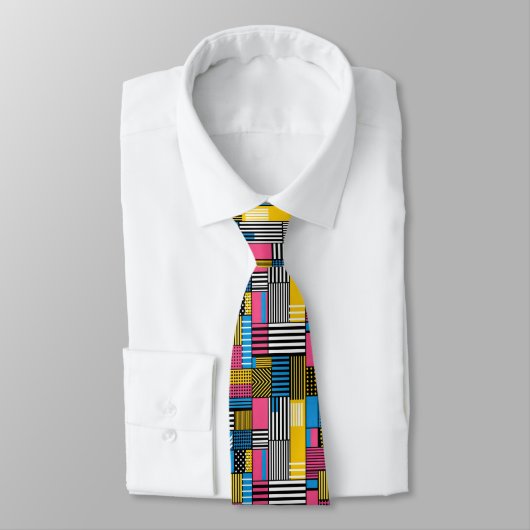 Retro 80s Custom Tie – Elegant Fashion ネクタイ (タイ)