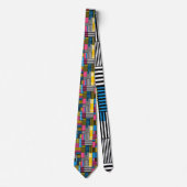 Retro 80s Custom Tie – Elegant Fashion ネクタイ (正面)