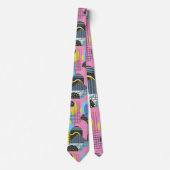 Retro 80s Custom Tie – Elegant Fashion ネクタイ (正面)