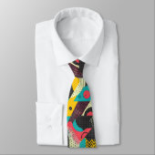 Retro 80s Custom Tie – Elegant Fashion ネクタイ (タイ)