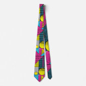 Retro 80s Custom Tie – Elegant Fashion ネクタイ (正面)
