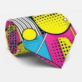 Retro 80s Custom Tie – Elegant Fashion ネクタイ (ロール)