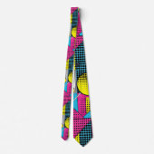 Retro 80s Custom Tie – Elegant Fashion ネクタイ (裏面)