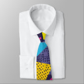 Retro 80s Custom Tie – Elegant Fashion ネクタイ (タイ)