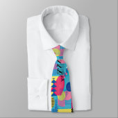 Retro 80s Custom Tie – Elegant Fashion ネクタイ (タイ)