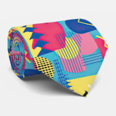 Retro 80s Custom Tie – Elegant Fashion ネクタイ (ロール)
