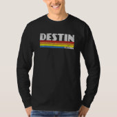 Retro 80s Destin Florida FL Souvenir   Tシャツ (正面)