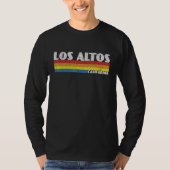 Retro 80s Los Altos California CA Souvenir Tシャツ (正面)