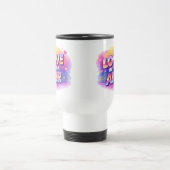 Retro 80's Love In The Air Valentine Lover Candle トラベルマグ (中央)