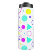 Retro 80s Memphis Geometric Pattern タンブラー (正面)