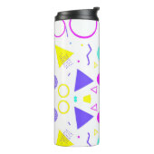 Retro 80s Memphis Geometric Pattern タンブラー (回転左)