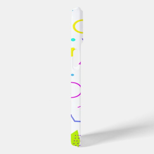 Retro 80s Memphis Geometric Pattern Case-Mate iPhoneケース (裏面 / 右)