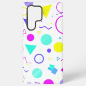 Retro 80s Memphis Geometric Pattern Samsung Galaxyケース (裏面)