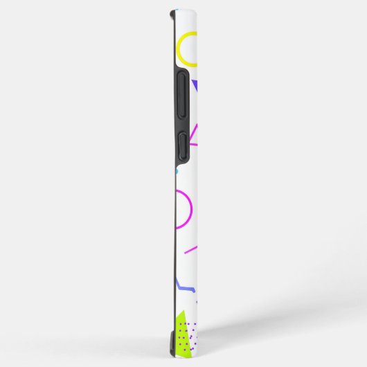 Retro 80s Memphis Geometric Pattern Samsung Galaxyケース (右側面)