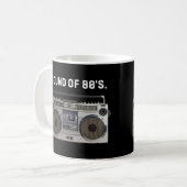 Retro 80s Music Mug コーヒーマグカップ (正面左)