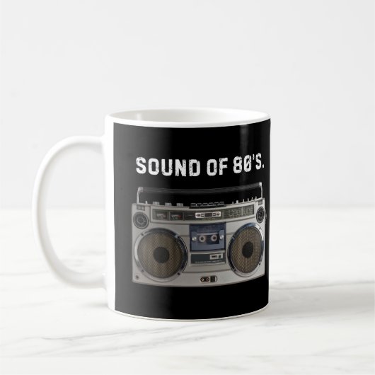 Retro 80s Music Mug コーヒーマグカップ (左)