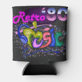  Retro 80s Music Sound 缶クーラー (正面)