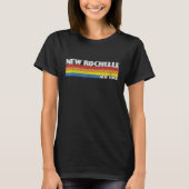 Retro 80s New Rochelle New York NY Souvenir Tシャツ (正面)
