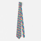 Retro 80s Pop Culture Custom Necktie ネクタイ (正面)