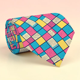 Retro 80s Pop Culture Custom Necktie ネクタイ