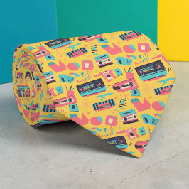 Retro 80s Pop Culture Custom Necktie ネクタイ