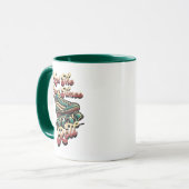 Retro 80s Rollerskate Coffee Mug マグカップ (正面左)
