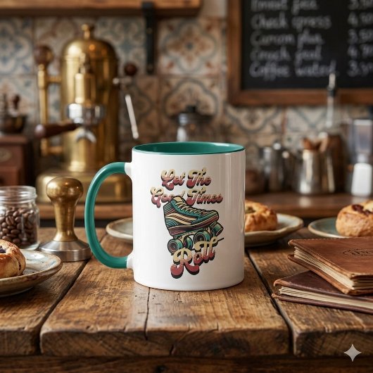 Retro 80s Rollerskate Coffee Mug マグカップ
