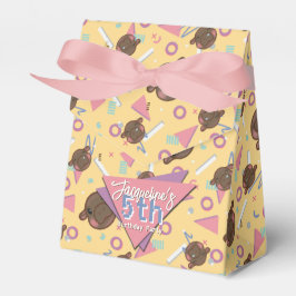 Retro 80's Yellow Baby Hippo Birthday フェイバーボックス