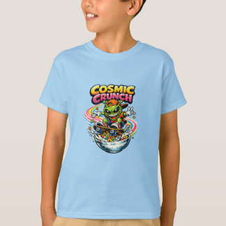 Retro 90s Alien Skate Cereal Cartoon – Cosmic Crun Tシャツ