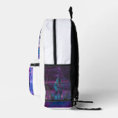Retro 90s BackPack Neon Streetwear Bag プリントバックパック (右)