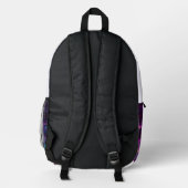 Retro 90s BackPack Neon Streetwear Bag プリントバックパック (裏面)